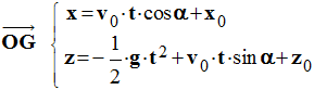 coordonnes vecteur position