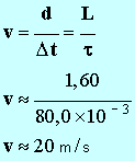 v = 20 m / s