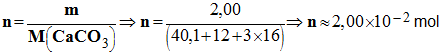 n = 2,00 E-2 mol