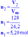 Quantit de matire de dioxygne