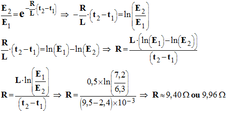 valeur de la rsistance : 9,40 ohm