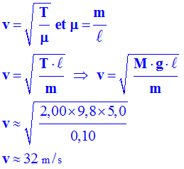 v = 32 m / s