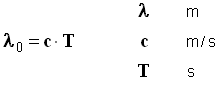 lambda0 = c . T