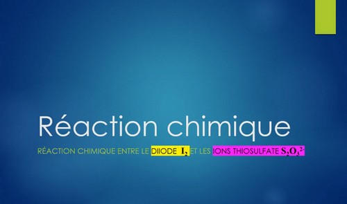 raction chimique