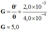 G = 5,0