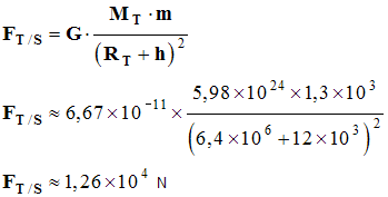 F T / S = 1,26 E4 N