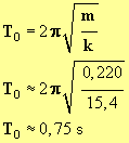 T0 = 0,75 s