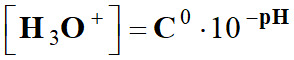 C (H3O+)