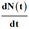 dN (t) / dt