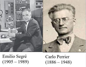 E. Segr et C. Perrier