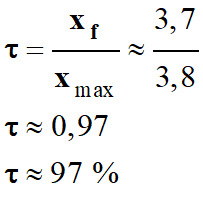 tau = 97 %