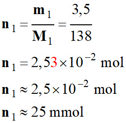 n1 = 25 mmol