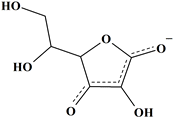 forme msomre ion ascorbate