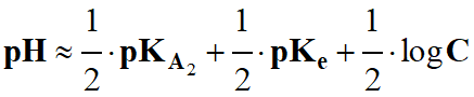 relation pH, pKA et pKe