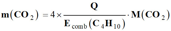 m (CO2)