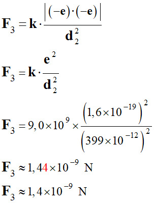 F3 = 1,4 E-9 N