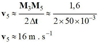 v5 = 16 m / s