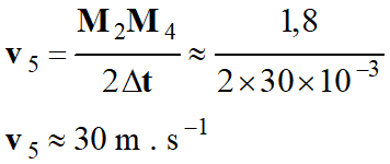 v5 = 30 m / s