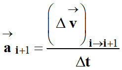 Expression approche du vecteur acclration 