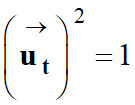 vecteur unitaire tangentiel