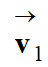 vecteur v1