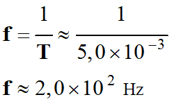 f = 2,0 E2 Hz