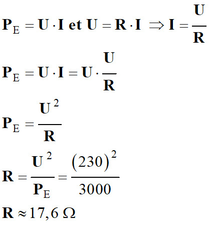 R = 17,6 ohm