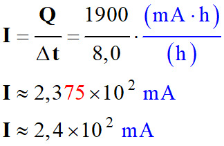 I = 2,4 E2 mA