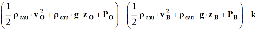 relation de Bernoulli