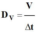 Dbit volumique