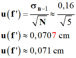 u (f') = 0,071