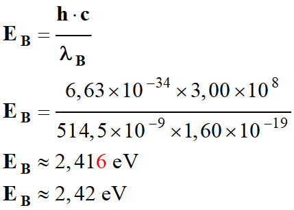 E B = 2,42 eV