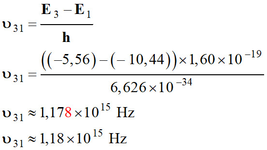 frquence 31 = 1,18 E15 Hz