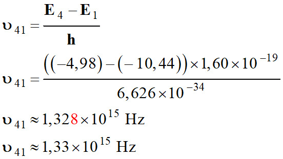 frquence 41 = 1,43 E15 Hz