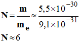 N = 6