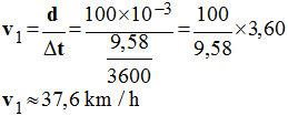 v1 = 37,6 km / h