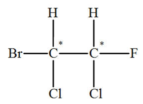 1-bromo-1,2-dichloro-2-fluorothane