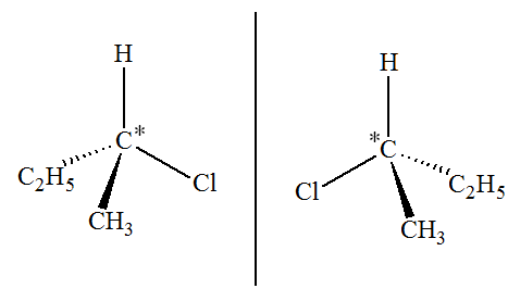 nantiomres : 2-chloro-2-mthylpropane