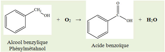 oxydation alcool benzylique