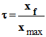 taux d'avancement final