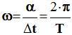 omga = 2 pi / T