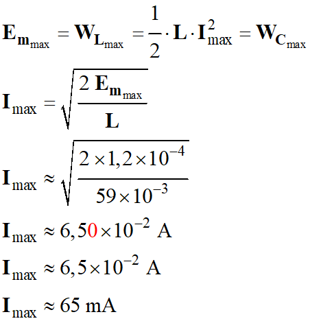 I max = 65 mA