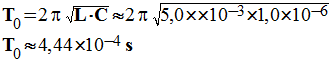 T0 =4,4 E-4 s