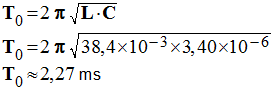 T0 = 2,27 ms